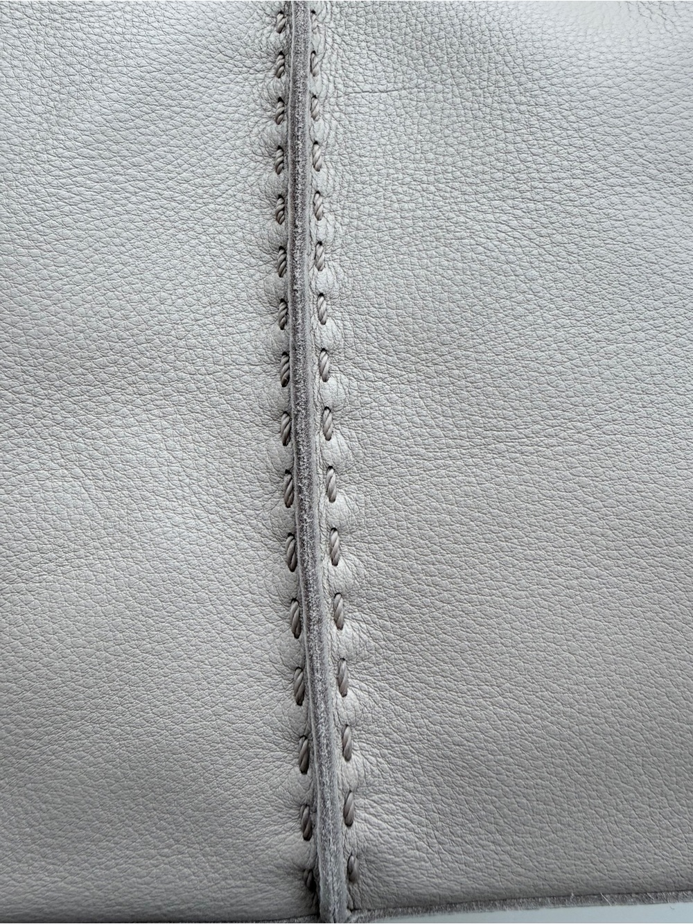 The Sak Los Feliz Large Leather Tote Sand NWT - Picture 6 of 9